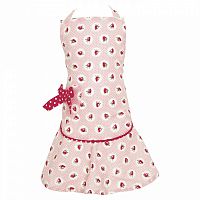 детский фартук w/bow strawberry pale pink в Нальчике