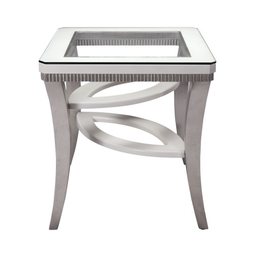 стол журнальный romano белый, прозрачный в Нальчике