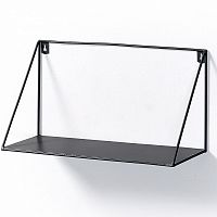 upp настенная полка металлическая черная aa1598r01 от la forma (ex julia grup) в Нальчике