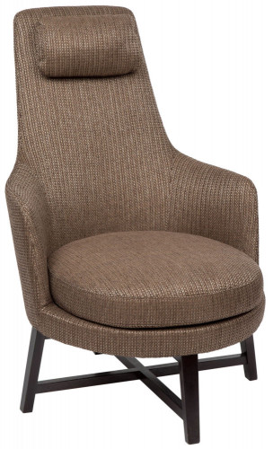 кресло home space brown коричневое в Нальчике