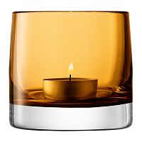 подсвечник стеклянный охра для чайной свечи light colour, 8,5 см в Нальчике