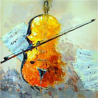 картина маслом контрабас в Нальчике