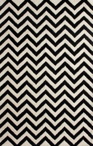 ковер zig zag чёрный 240х330 в Нальчике