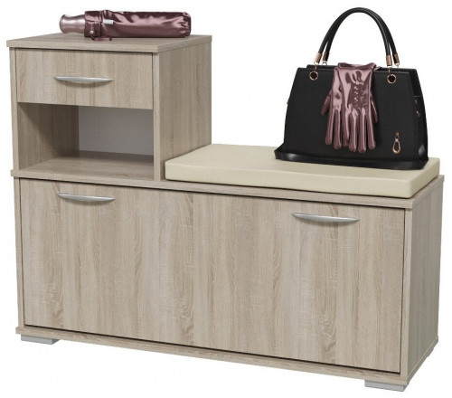 тумба под обувь лира, цвет дуб сонома в Нальчике