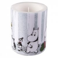 свеча большая moomin зимнее путешествие, 8 см в Нальчике