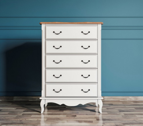 комод «leontina» на пять ящиков вертикальный бежевый в Нальчике