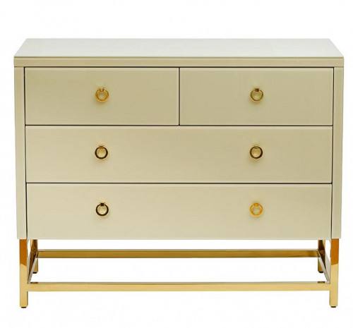 комод classic white белый, золото в Нальчике