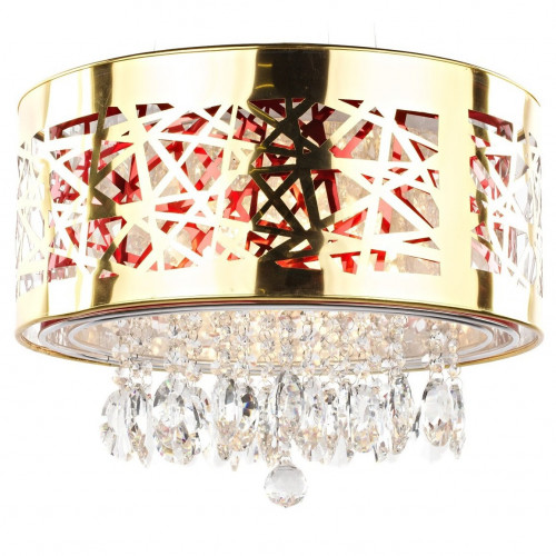 люстра nicolette золото, прозрачная в Нальчике