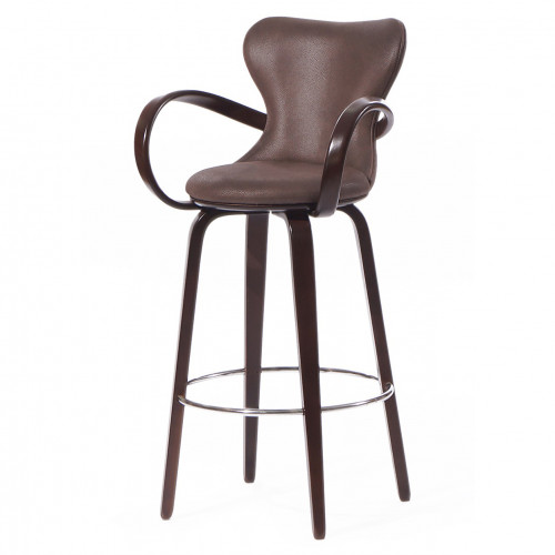 стул барный apriori s коричневый с ножками венге в Нальчике