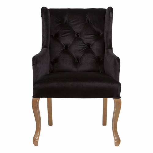 кресло с ушами черное ashby chair в Нальчике