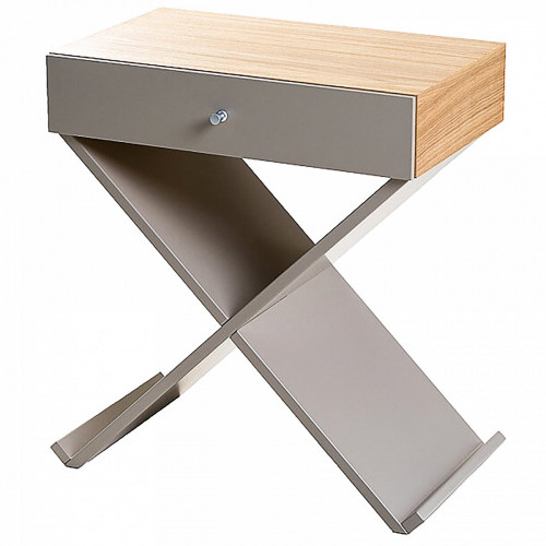 тумба bonn серая со светло-коричневой столешницей в Нальчике