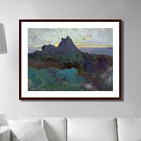 картина: rocky peak, 1875г. в Нальчике