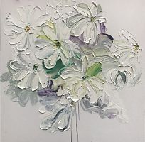 картина маслом превосходные ромашки 100*100 см. в Нальчике