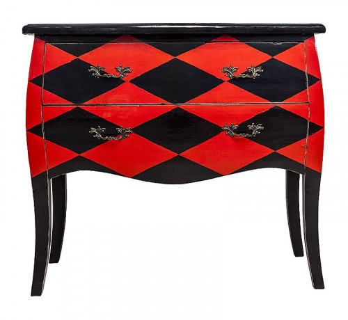 комод эдисон (черно-красный ромб) в Нальчике