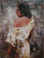 картина маслом брюнетка в Нальчике