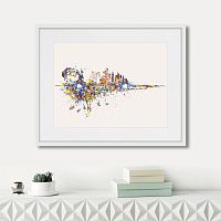 картина: нью-йорк, оптимистическая абстракция, 2016г. в Нальчике