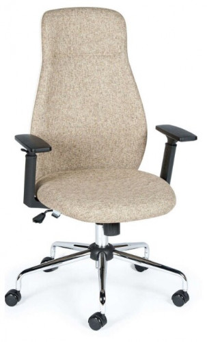 кресло для руководителя norden chairs милан, обивка: текстиль, цвет: ткань светло-бежевая в Нальчике