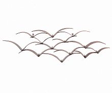 декор чайки настенный медного цвета в Нальчике