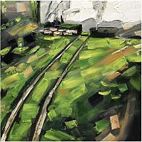 картина маслом деревня в Нальчике