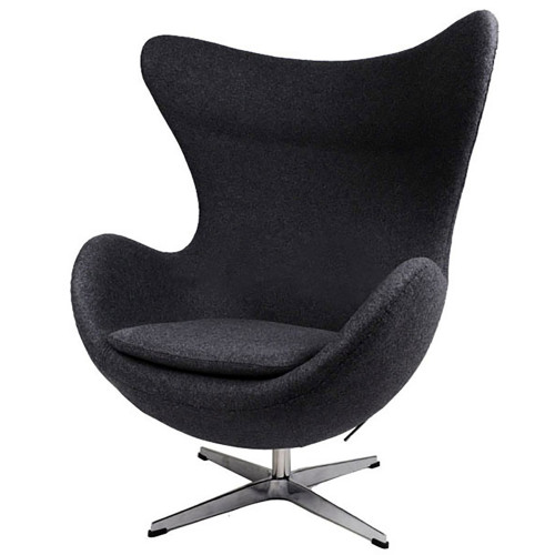 кресло egg chair черное в Нальчике