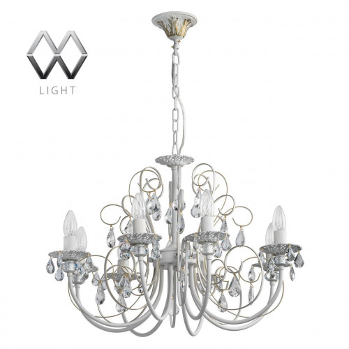 подвесная люстра mw-light свеча 301015308 белая в Нальчике
