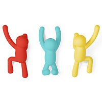 вешалки-крючки buddy 3 шт. разноцветные яркие в Нальчике