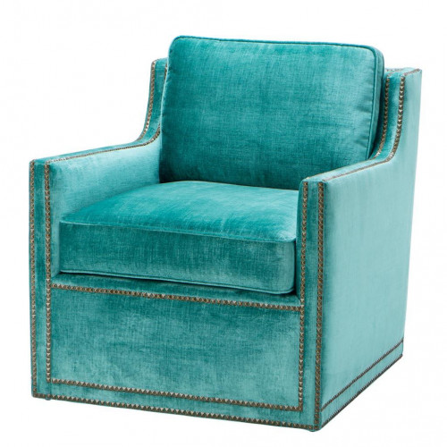 кресло granery от eichholtz голубое в Нальчике