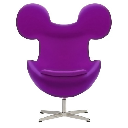 кресло egg mickey фиолетовое в Нальчике